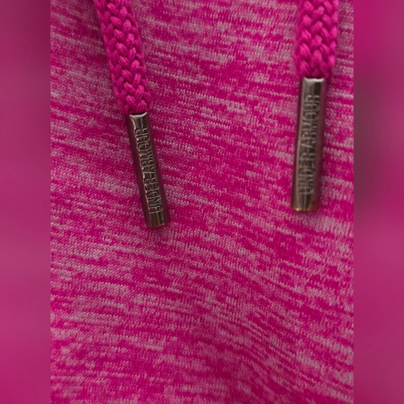 Under Armour Pink Heathered Pullover - Picture 6 of 6